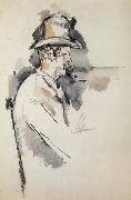 Paul Cezanne Man with a Pipe painting